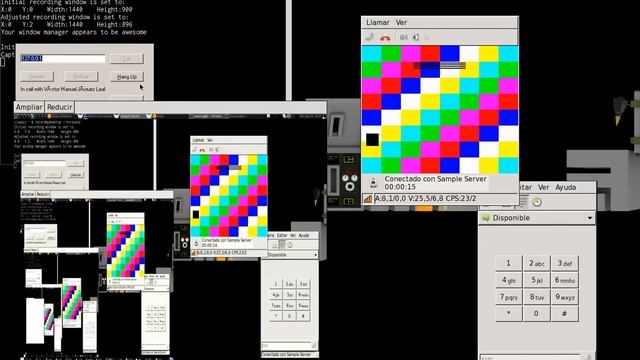 Ekiga - showing two video streams simultaneously смотреть онлайн