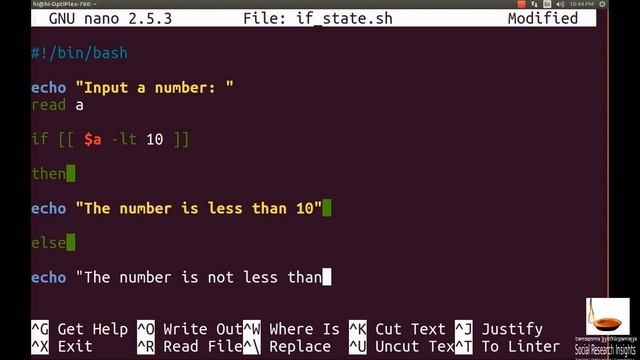 Programming in Linux Shell 3: IF Statement смотреть онлайн