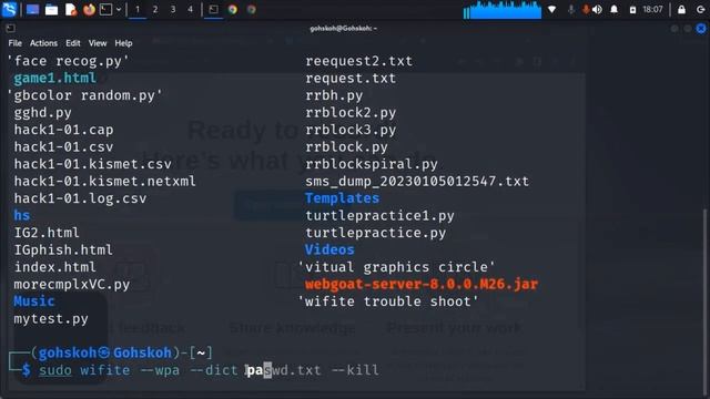 wifi hacking using Wifite смотреть онлайн