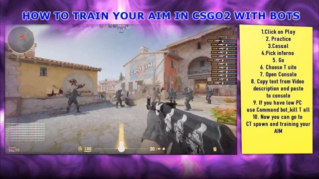 CS2 | How to train your AIM with Bots смотреть онлайн