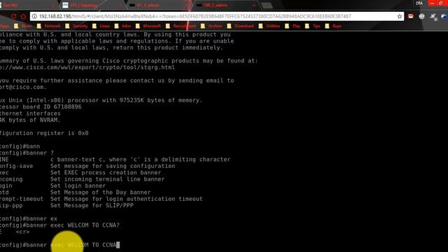2.1 - Basic Configuration on Cisco IOS on EVE-NG смотреть онлайн