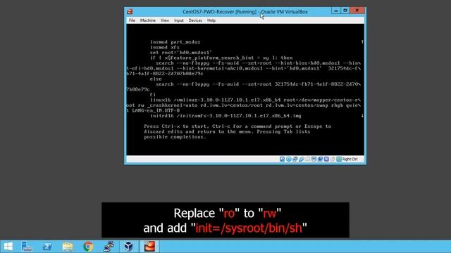 Root Password Reset CentOS 7 смотреть онлайн