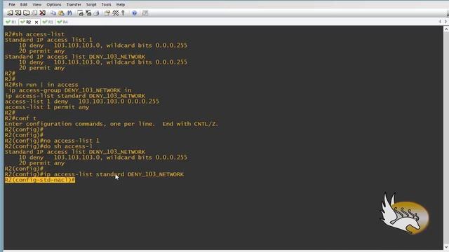 Editing Access-lists смотреть онлайн