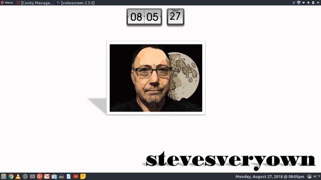 Installing the Conky Manager in Peppermint 9 смотреть онлайн