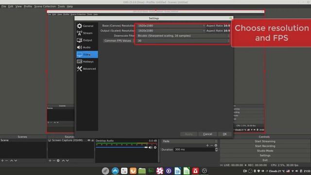 [Quick Tutorial] How To Record Screen On Linux Mint or Windows 10 With OBS For Free смотреть онлайн