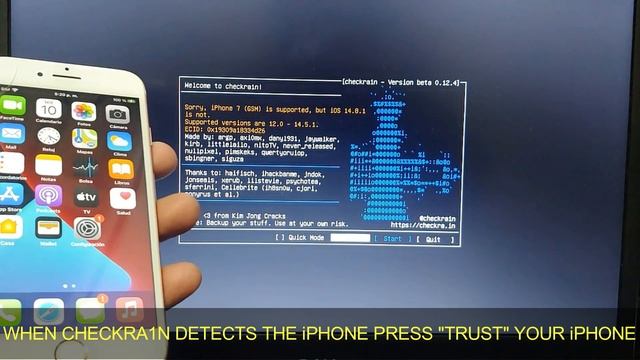 ✅JAILBREAK iOS 14.8.1 CHECKRA1N TUTORIAL WINDOWS смотреть онлайн