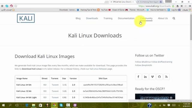 شرح كيفية تحميل Kali Linux 2.0 كامل من الموقع الرسمى смотреть онлайн