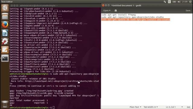 How to install OBS on Ubuntu 17.04 смотреть онлайн