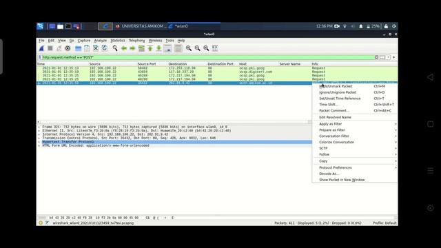 Cara Sniffing Username dan Password Menggunakan Wireshark di Kali Linux смотреть онлайн