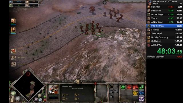 [WR] Dawn of War Complete Speedrun in 1hr 35min 47sec (Normal, Single Segment). смотреть онлайн