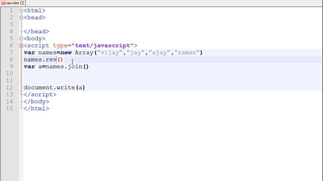 JavaScript Tutorial #31:--Reverse, Push And Sort смотреть онлайн