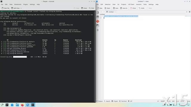 How to install Telegram on KDE Neon смотреть онлайн