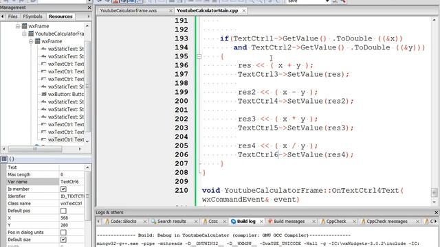 C++ Tutorial - Using wxWidgets, Codeblocks, & C++ to write a calculator with GUI Part 3 смотреть онлайн