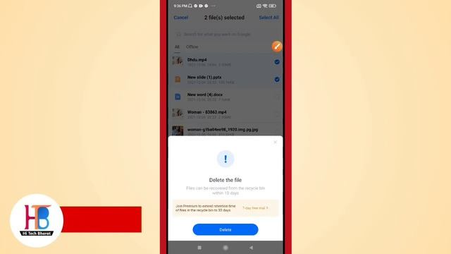 How To Delete Files In TeraBox App