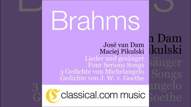 3 Gedichte von Michelangelo - Alles endet was entstehet смотреть онлайн