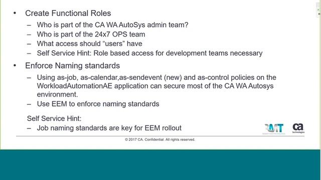 Real-World Best Practices with CA Workload Automation AE 11.3.6 смотреть онлайн