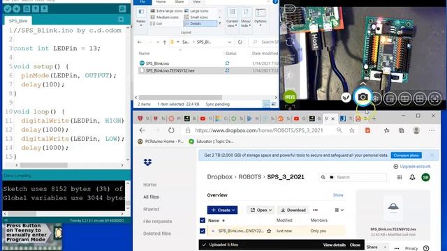How to Upload Code Wirelessly to a Teensy using an R-Pi and Dropbox смотреть онлайн