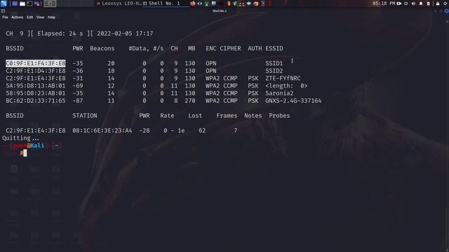 WiFi Hacking Using Kali Linux -Airmon-ng, Airodump-ng, Aireplay-ng смотреть онлайн