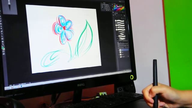 Huion H610 Pro Professional Pen Tablet in action, part 4 смотреть онлайн