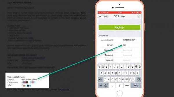Zoiper - Iphone (IOS) Kurulum Videosu - Verimor