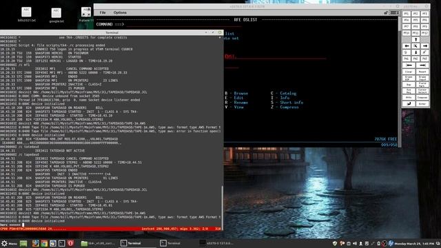 Using Virtual Tapes to transfer data to MVS on Hercules! смотреть онлайн