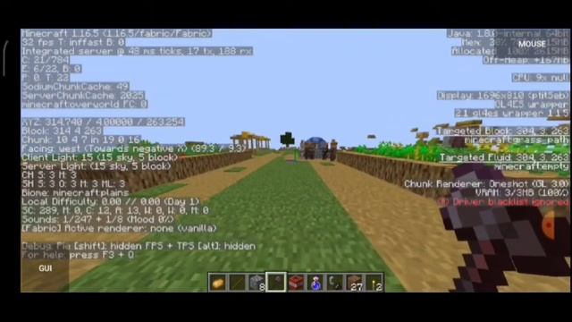 Sodium Mod Test On Pojav Launcher смотреть онлайн