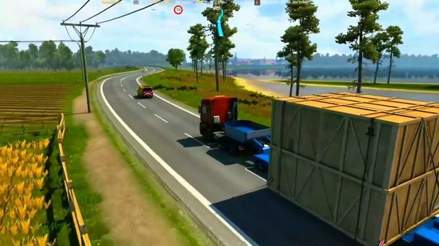 "ETS2 ANDROID - FUI CONTRATADO PRA FAZER A PRIMEIRA VIAGEM DO TRANSPORTE ESPECIAL SENDO ESCOLTADO 🤭 смотреть онлайн
