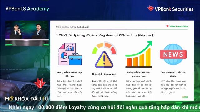 20 LỖI TÂM LÝ KHI ĐẦU TƯ CHỨNG KHOÁN | MỞ KHÓA ĐẦU TƯ 20.03 - VPBankS Academy смотреть онлайн