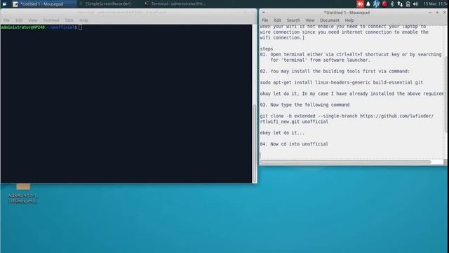 How to enable WiFi on HP240 G6 model laptop on xubuntu 18.04 смотреть онлайн