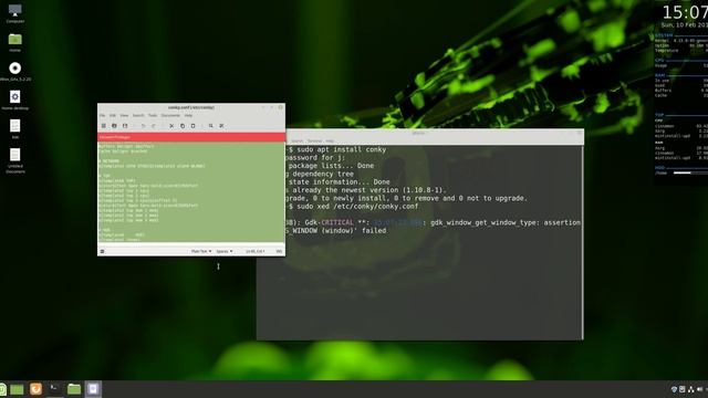 Install the Conky Dashboard on Linux Mint 19.1 смотреть онлайн