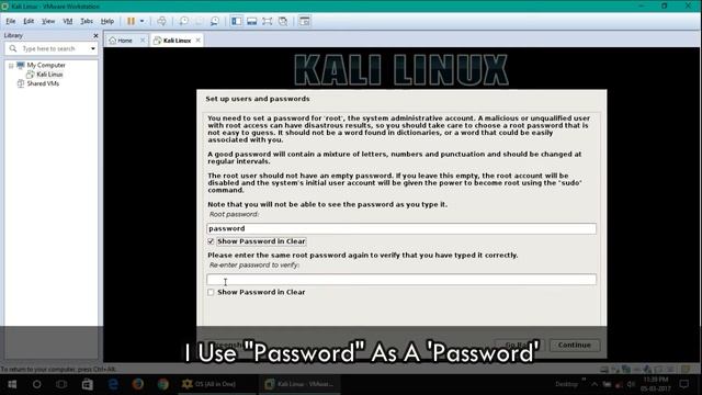 KALI Linux #1 : Install Kali Linux in VMware Workstation 12 смотреть онлайн