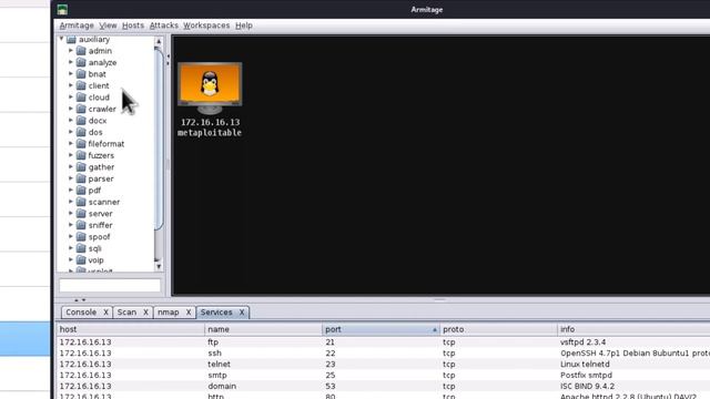 ARMITAGE - uma ferramenta de Interface Gráfica para Metasploit смотреть онлайн