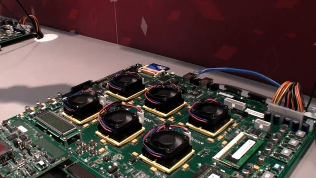 Xilinx Zynq 7000 series Cortex-A9 in FPGA at Embedded World 2011 смотреть онлайн
