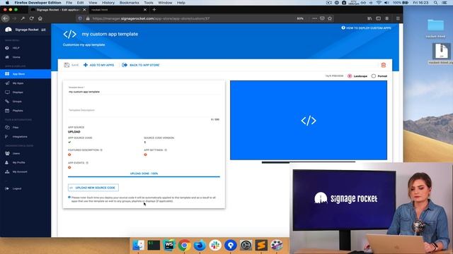 Deploying custom HTML5 code - digital signage смотреть онлайн