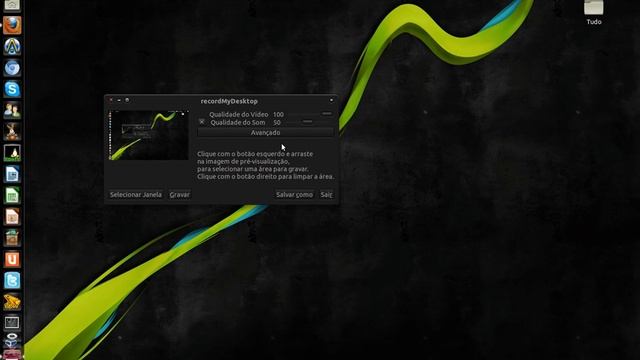 Como Gravar o desktop no Linux Ubuntu. (HD) смотреть онлайн
