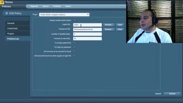 Integrating Hydra With Nessus смотреть онлайн