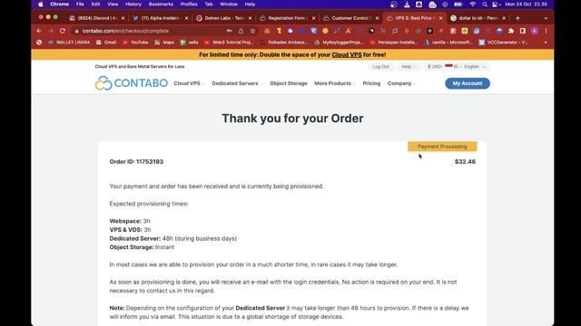 Tutorial Beli VPS di Contabo смотреть онлайн