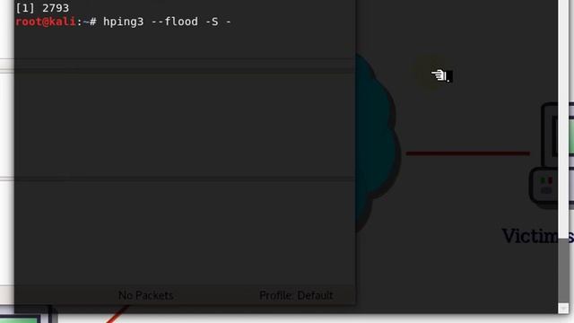 DOS SYN FLOOD ATTACK USING hping3 смотреть онлайн
