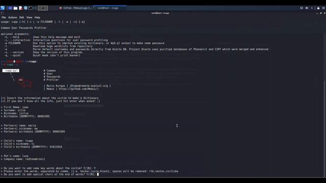 Aula 03 - Criando Wordlist personalizada com cupp смотреть онлайн