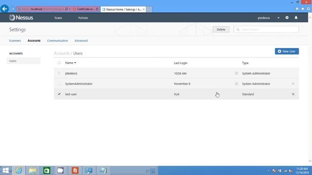 How to remove a user in Nessus смотреть онлайн