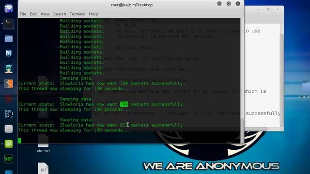 How to Perform Dos Attack Slowloris kali linux смотреть онлайн