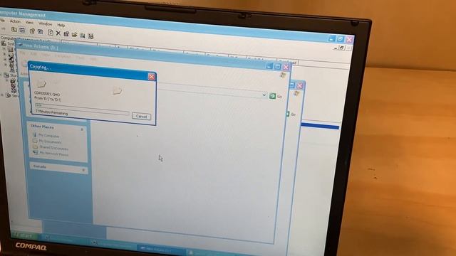 Vintage External SCSI drive access on laptop using Adaptec APA-1460A смотреть онлайн