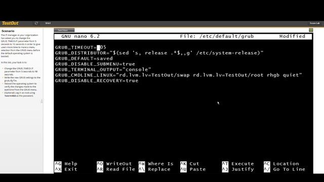 4.2.4 Set the GRUB Timeout смотреть онлайн