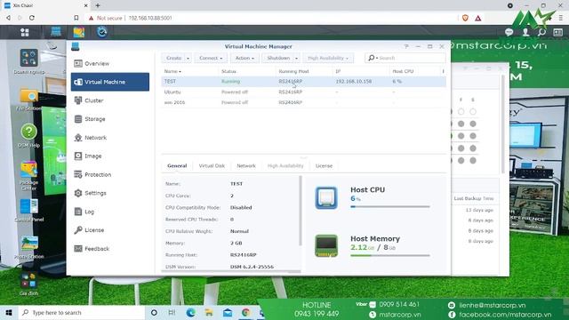 Hướng dẫn thiết lập Synology DSM làm máy ảo ( vDSM ) trên NAS Synology | Mstar Corp смотреть онлайн