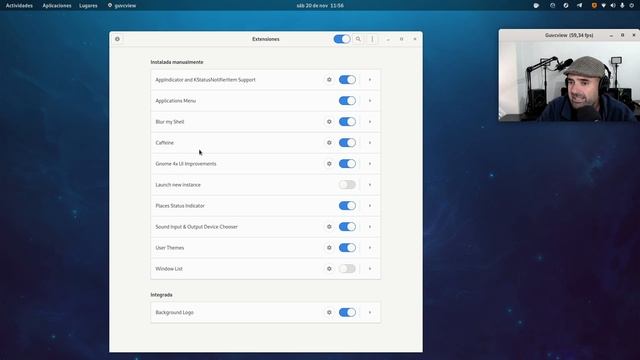 Mis Extensiones en Fedora 35 Gnome 41.1 смотреть онлайн