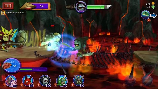 Samurai Vs. Zombies Defense: Zombie Rising Walkthrough - Wave 11 - 15 смотреть онлайн