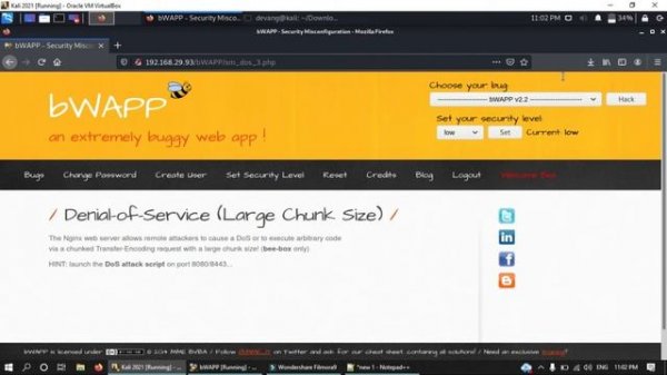 security misconfigurations bwapp || Part 1 || security misconfiguration || Cyber World Hindi