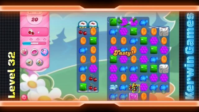 Candy Crush Saga Level 32 - No Boosters (New Version) смотреть онлайн
