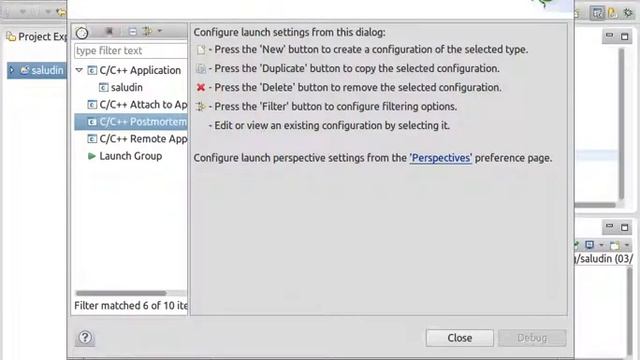 Debug Postmortem en Eclipse смотреть онлайн