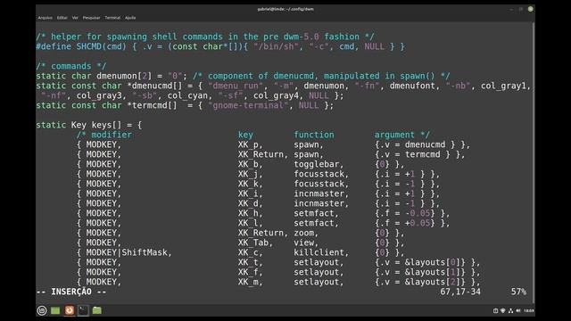 Instalação passo a passo do DWM com DWMblocks e DMENU. смотреть онлайн